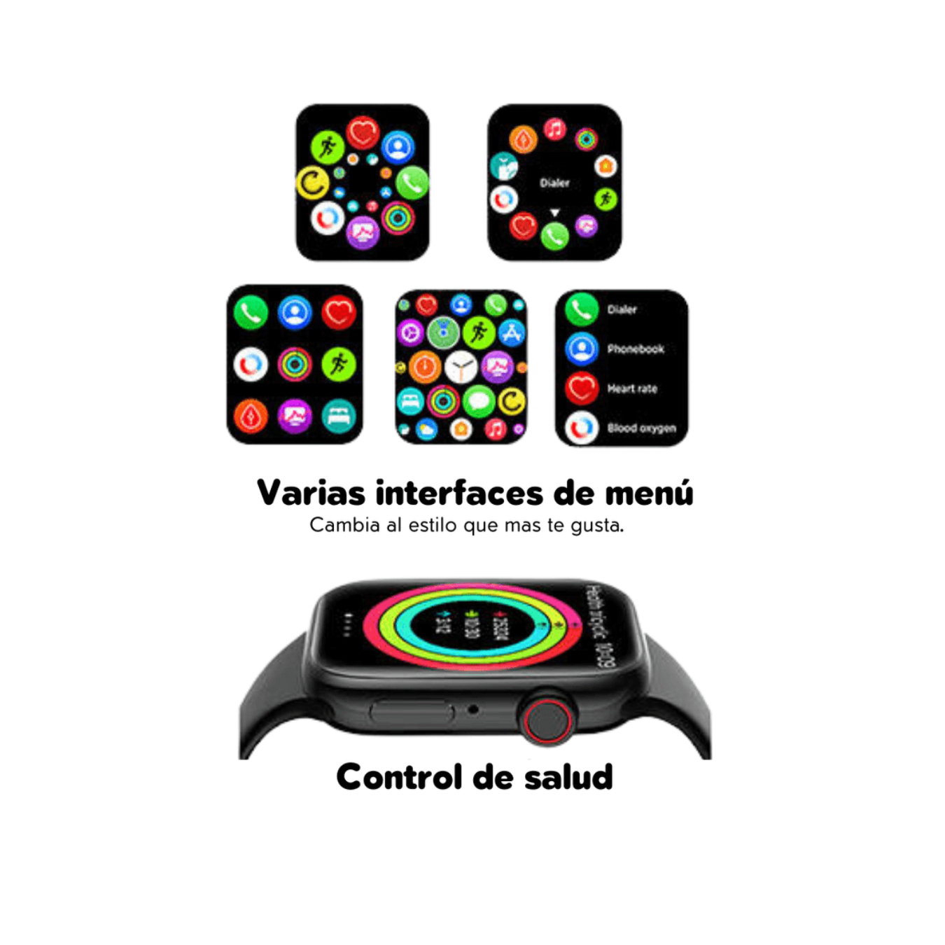 Reloj Inteligente Serie 8 Pro Max L, Smartwatch Pro Max L Unisex Color  Verde