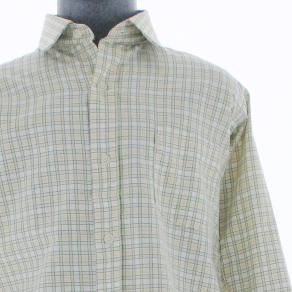 Camisa De Vestir Niño Color Verde Cuadros 3675 1 A 18 Años.