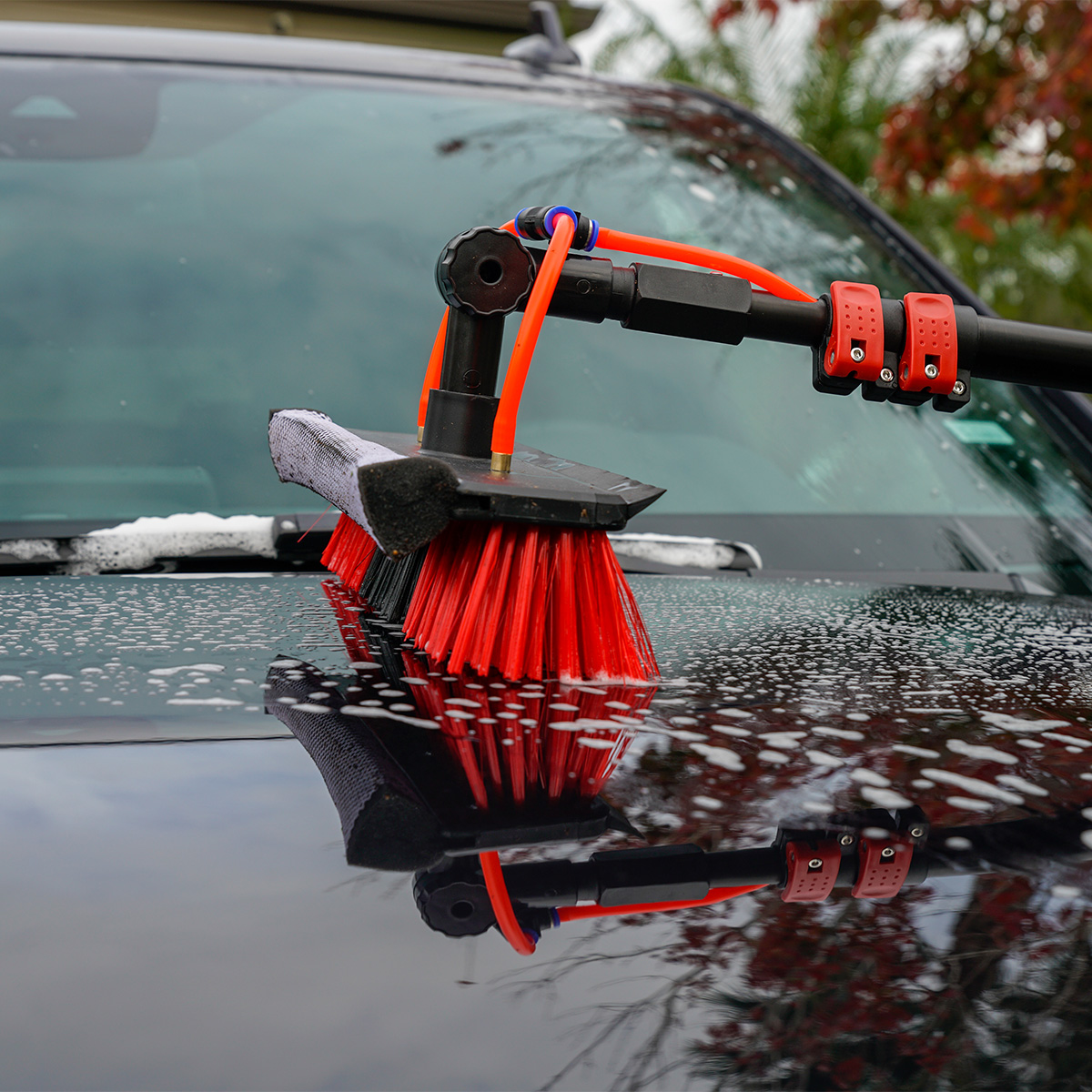 Cepillo Limpiador TELESCÓPICO STARLYFT TELESCOPIC HIDROCLEANER 7 M Tv Ofertas con PROPULSIÓN DE Agua y Jabón, Extensible hasta 7 Metros y Ligero