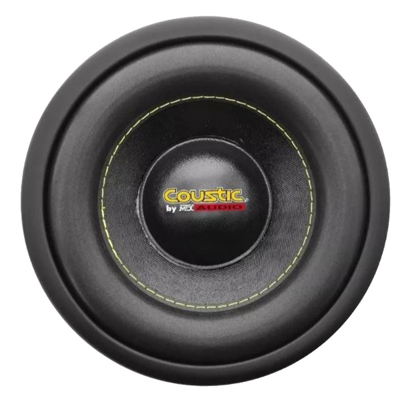 Subwoofer Doble Bobina Coustic PRO8-44 1000 Watts 8 Pulgadas 4 + 4 Ohms DVC.