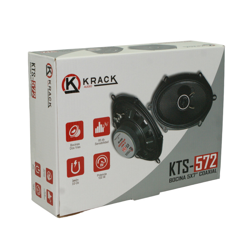 Par de bocinas Krack KTS-572 5 X 7" 120W