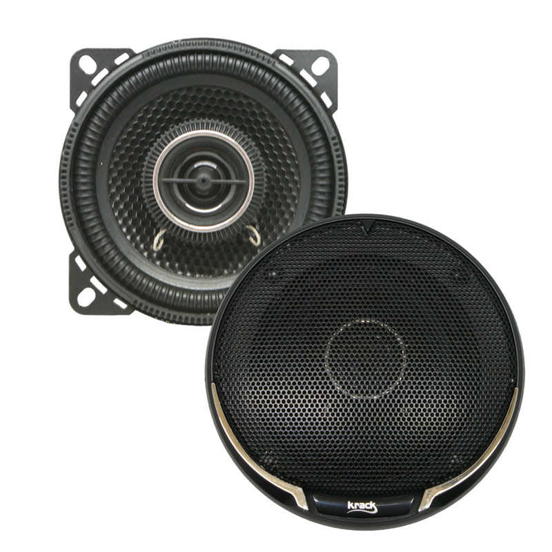  Bocinas de 4 pulgadas marca Krack Audio KTS-412 100w  tipo Coaxial Para Tablero
