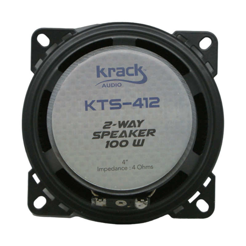  Bocinas de 4 pulgadas marca Krack Audio KTS-412 100w  tipo Coaxial Para Tablero