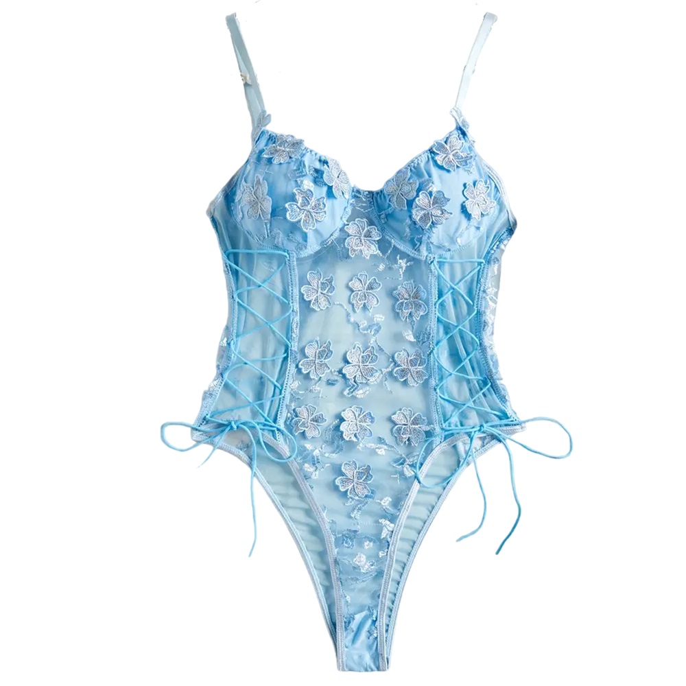 Body De Encaje Sin Espalda lenceria