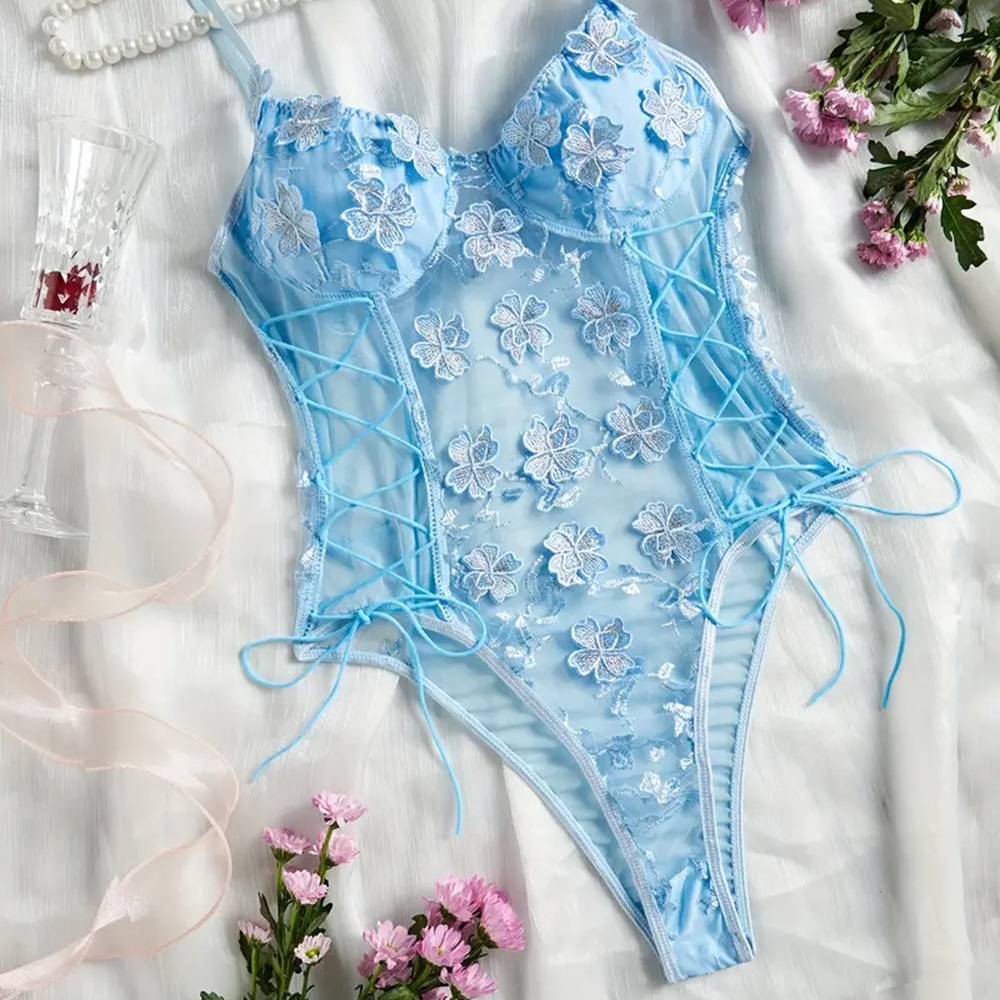 Body De Encaje Sin Espalda lenceria