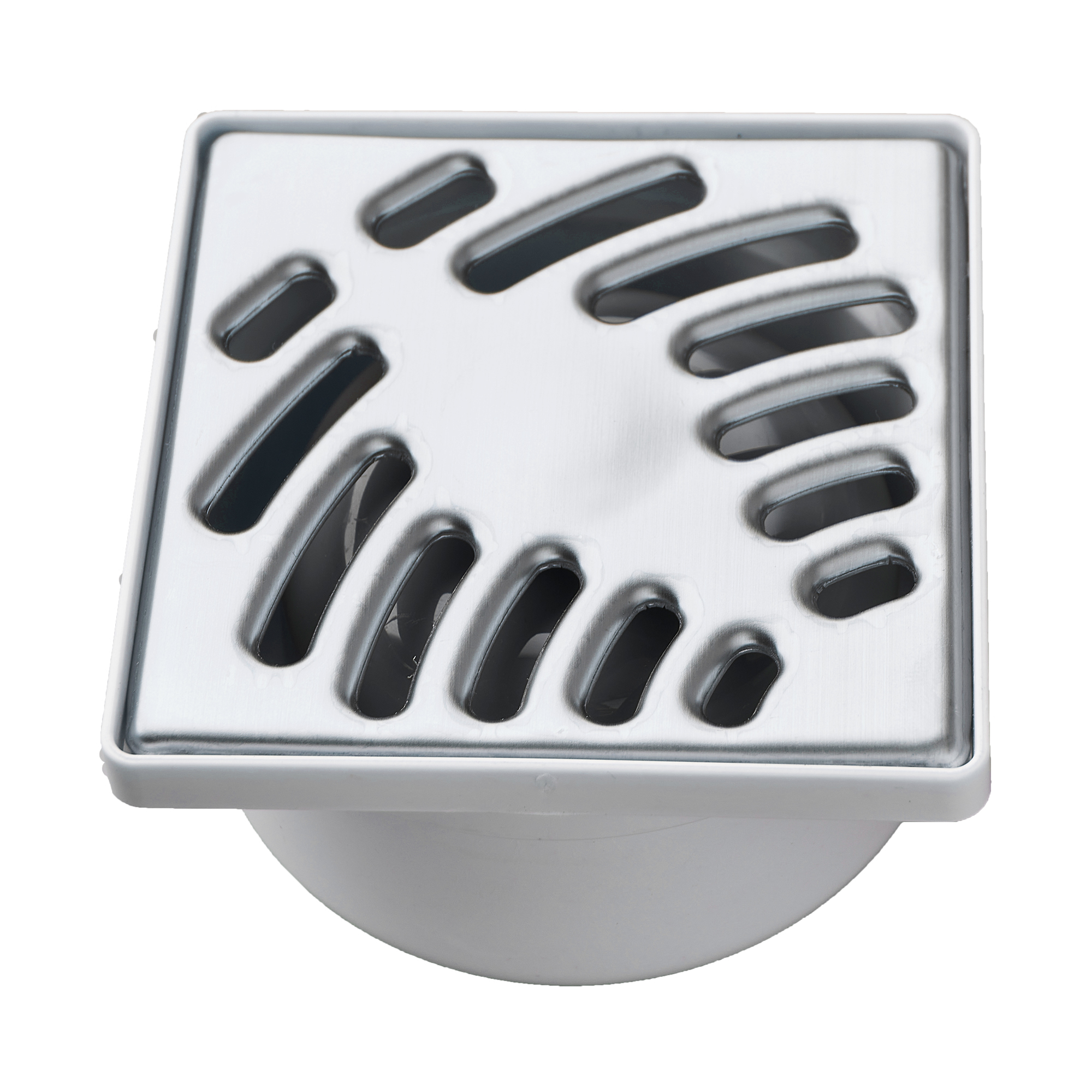 MEER Faucets by CNX Coladera Cuadrada Tipo Bote de ABS con Trampa de Acero Inoxidable