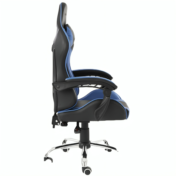 Silla Gamer Ergonómica Modelo Falkor Color Negro-Azul