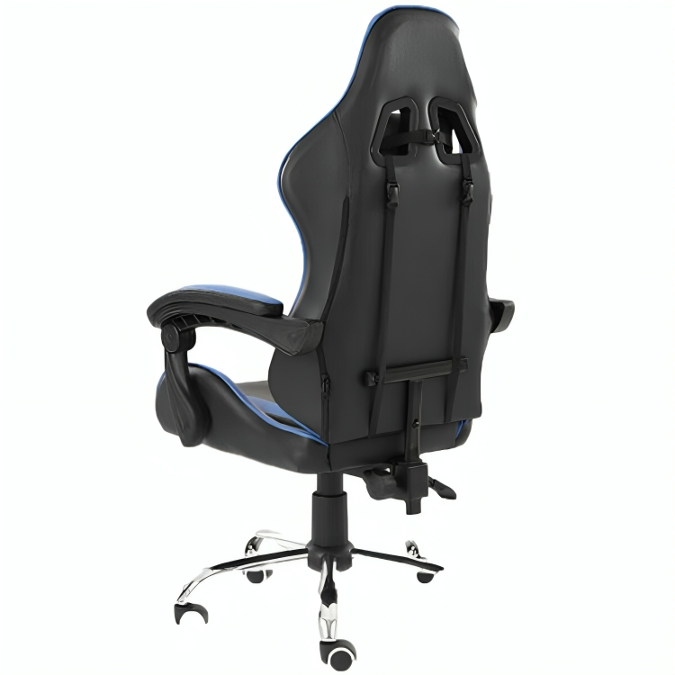 Silla Gamer Ergonómica Modelo Falkor Color Negro-Azul