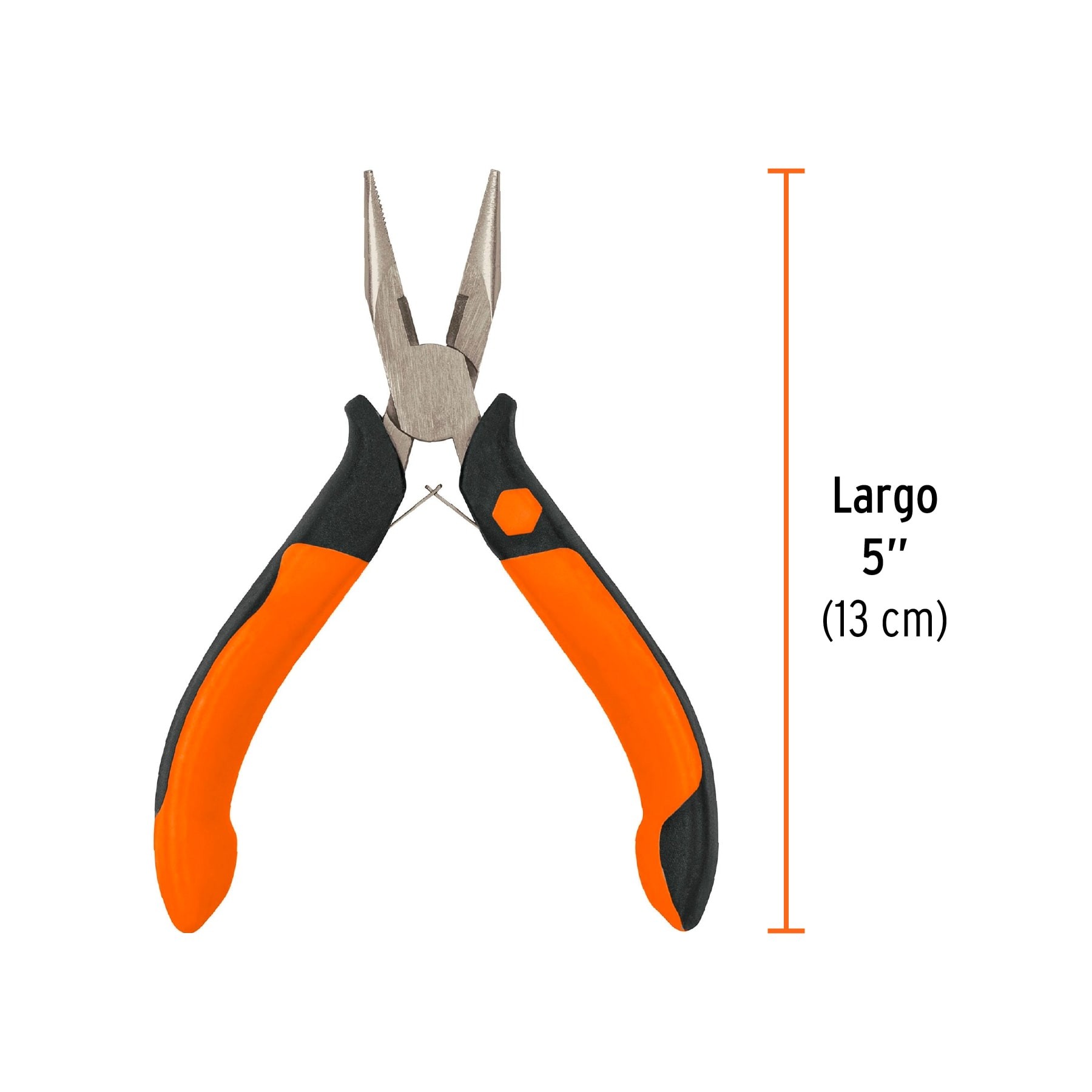 MINI PINZA DE PUNTA Y CORTE 5" MANGO COMFORT GRIP, TRUPER 17366