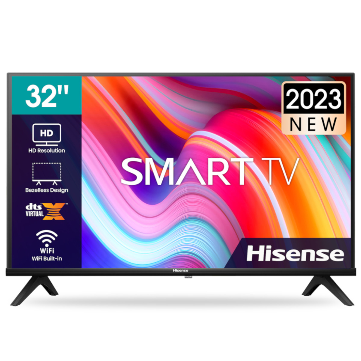 Pantalla Smart TV Hisense 32 Pulgadas Google FHD DTS 32A4K