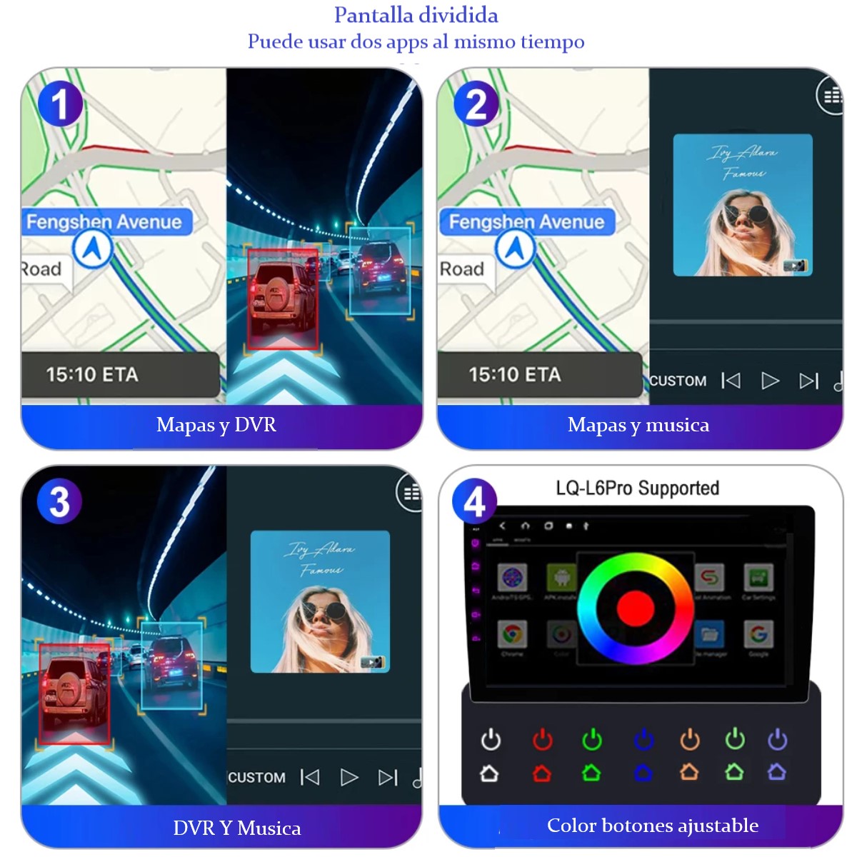 Pantalla táctil cámara Multimedia GPS coche Radio Android 4 núcleos Chevrolet Aveo 2 Sonic CarPlay