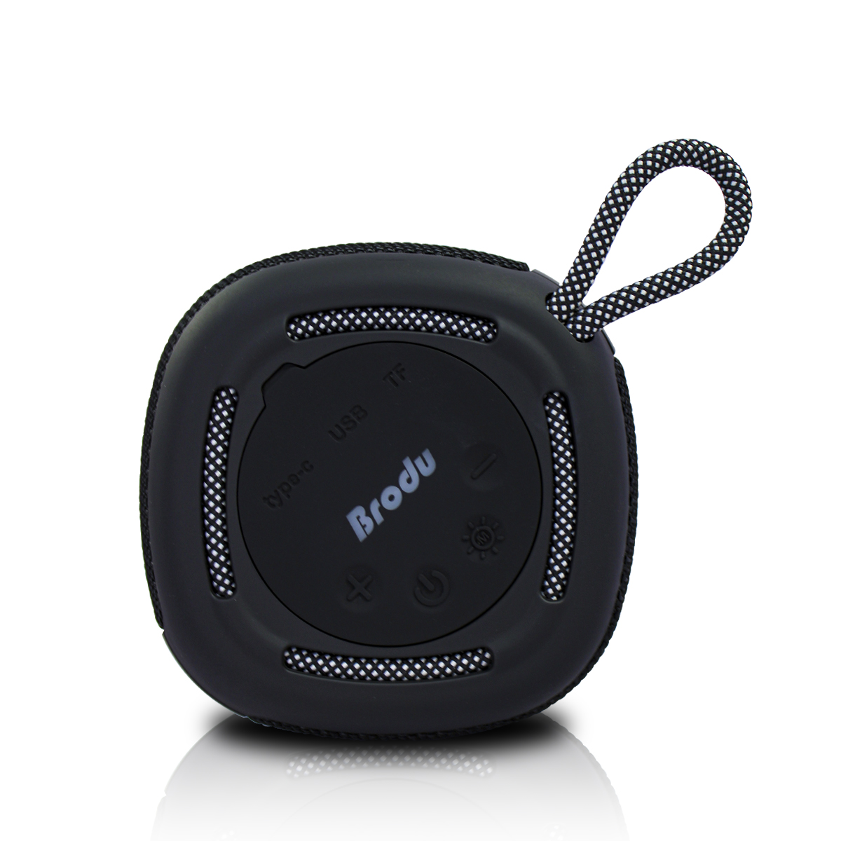 MINI ALTAVOZ BRODU BTS-1981 A PRUEBA DE AGUA COLOR NEGRO