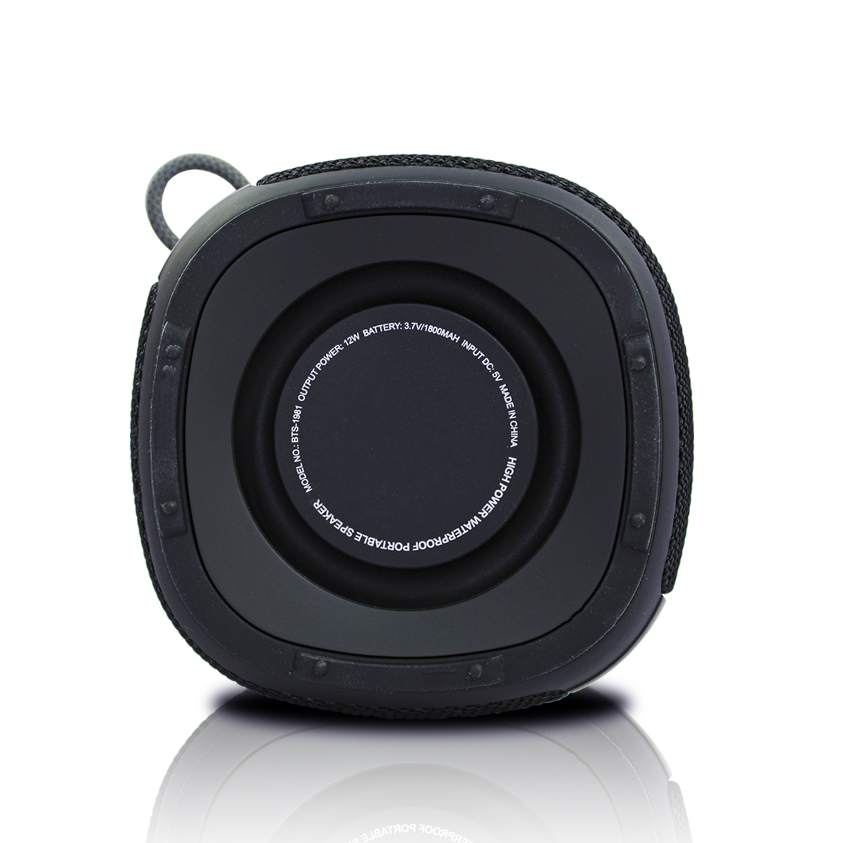 MINI ALTAVOZ BRODU BTS-1981 A PRUEBA DE AGUA COLOR NEGRO