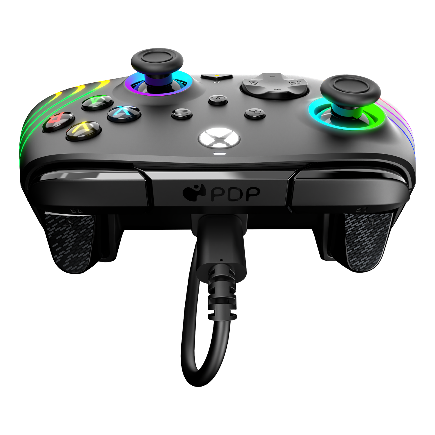 PDP AFTERGLOW WAVE LED WIRED CONTROLLER FOR XBOX SERIES XS - BLACK