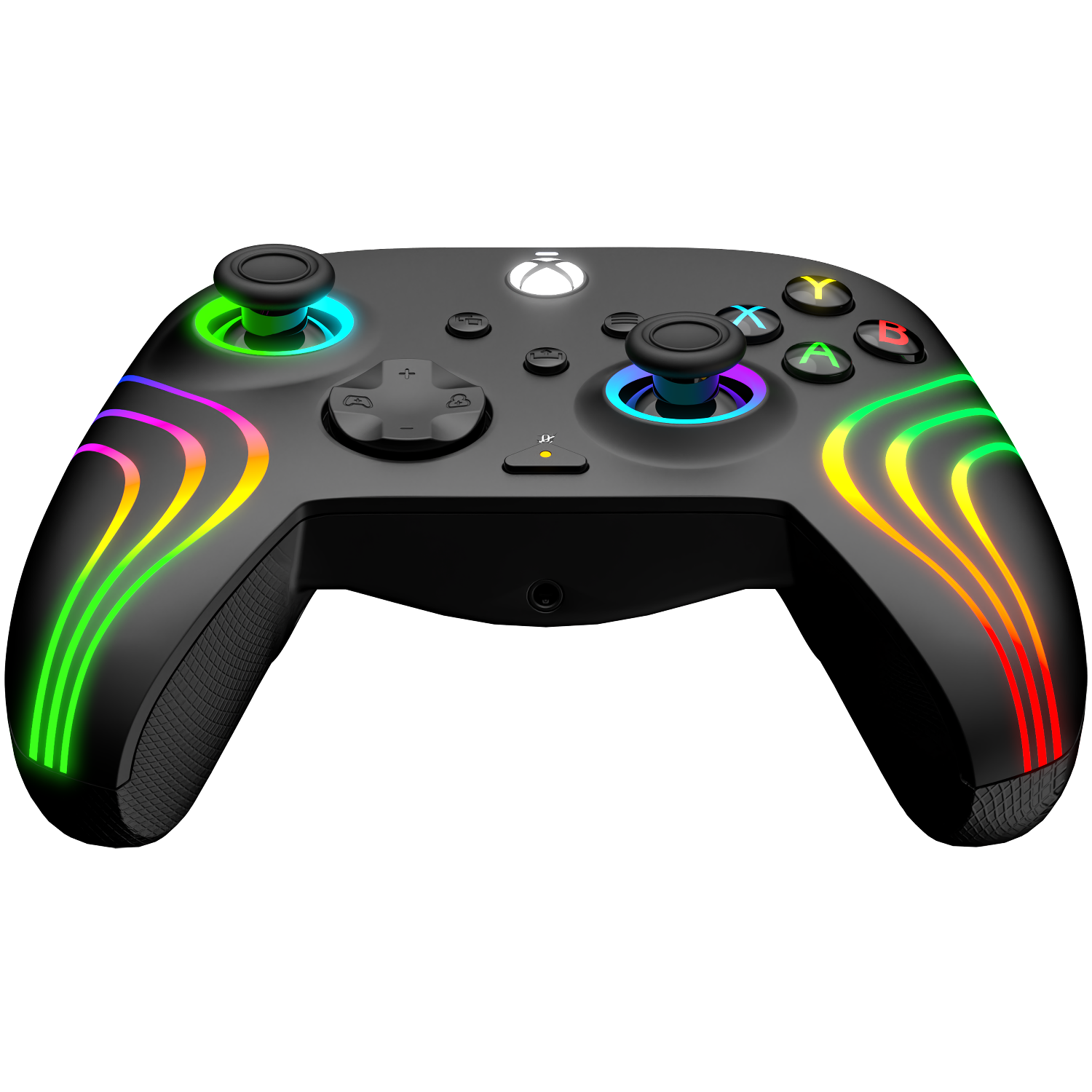 PDP AFTERGLOW WAVE LED WIRED CONTROLLER FOR XBOX SERIES XS - BLACK