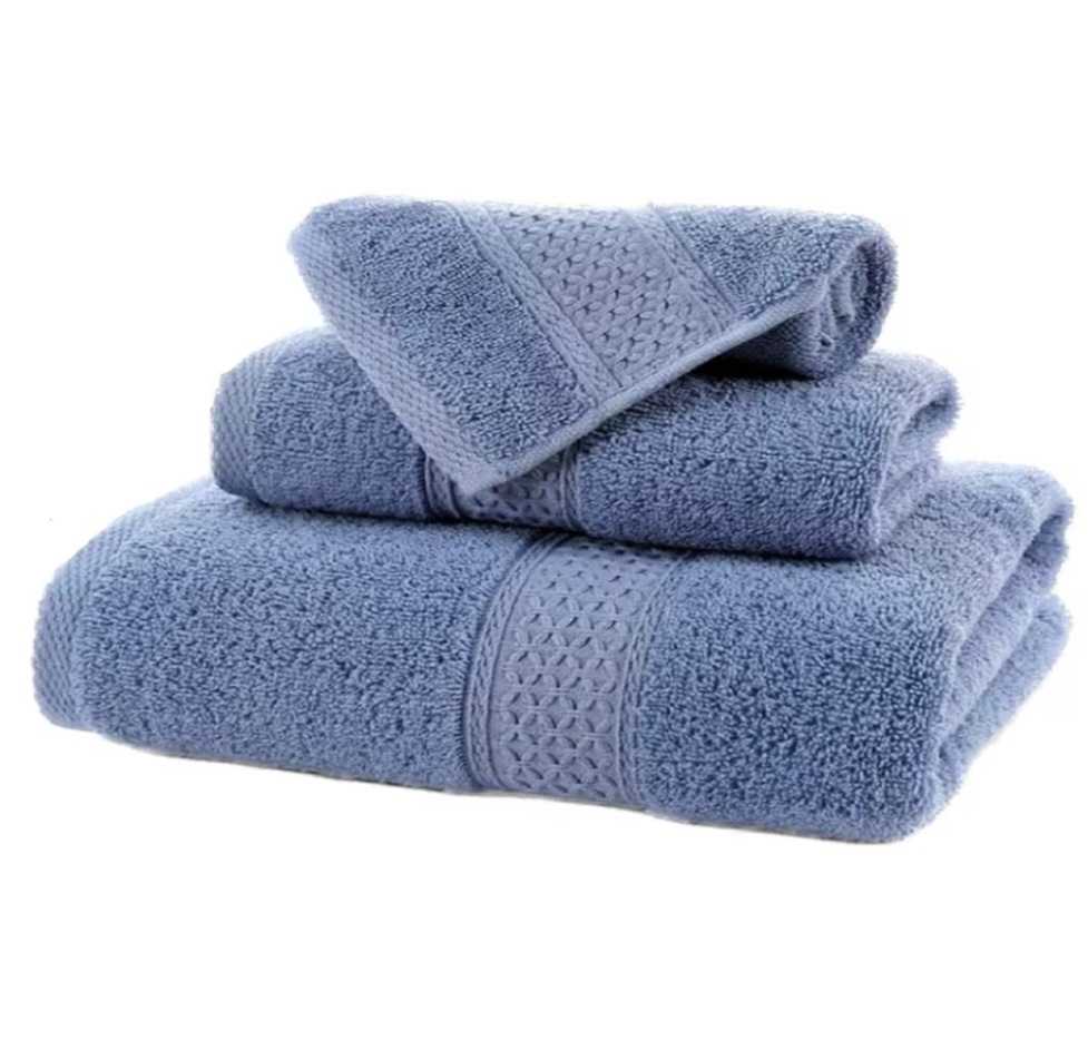 Juego de 3 toallas para baño . Grande, mediano y chico