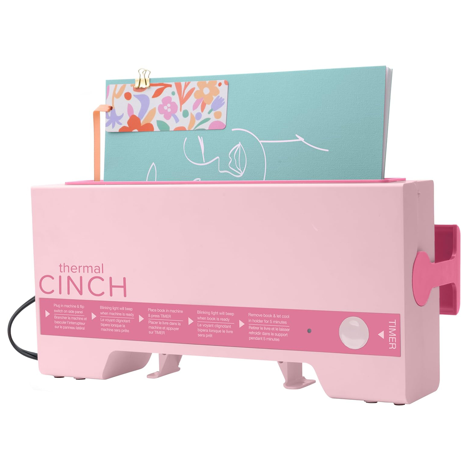 Máquina de Encuadernado Thermal Cinch Rosa WER.