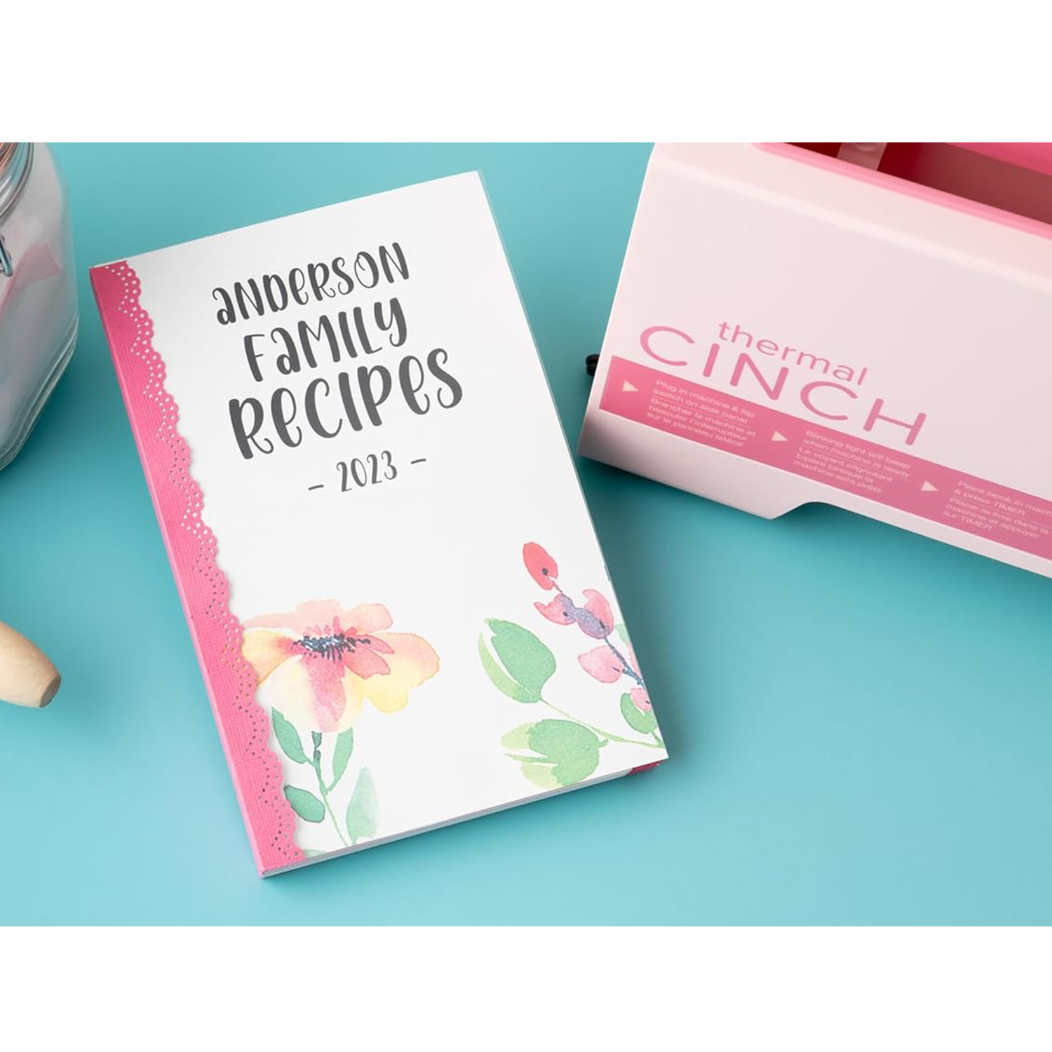 Máquina de Encuadernado Thermal Cinch Rosa WER.