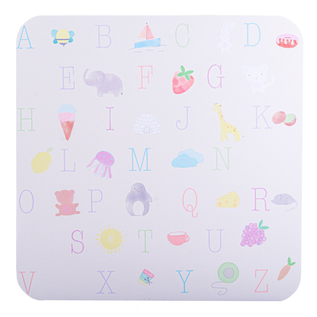 Mesa infantil para enseñar el abecedario