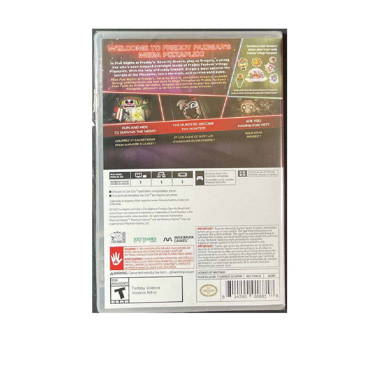 Five Nights at Freddy's: Security Breach (NSW)