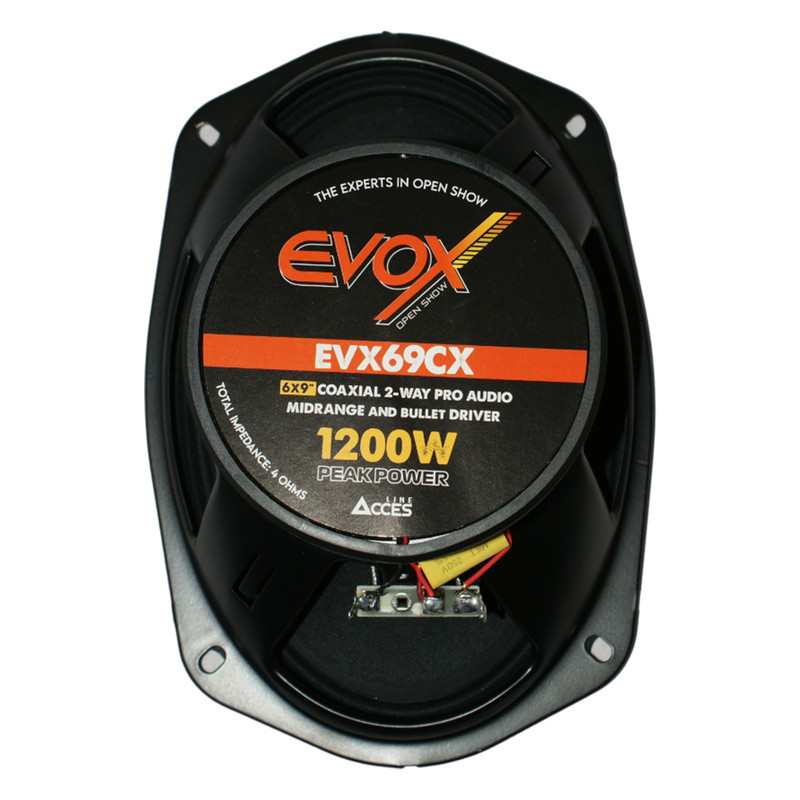 Medio Rango Coaxial 6x9" EVOX  EVX69CX 2 Vias  600W/1200W 8ohm.