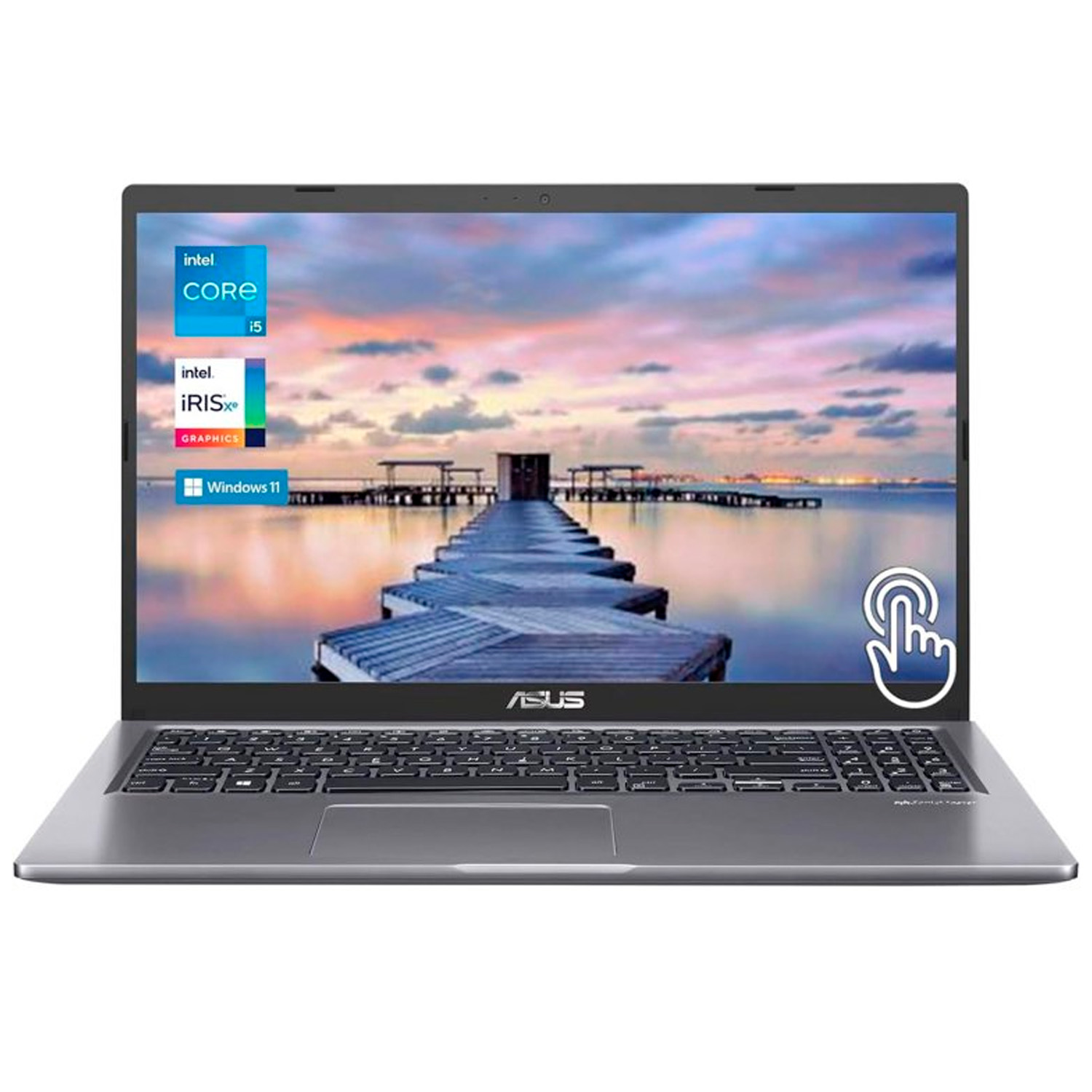Laptop Asus Vivobook X515E Core I5 512Gb Ssd 8Gb Ddr4 15.6 Touch ING W11H GRIS.