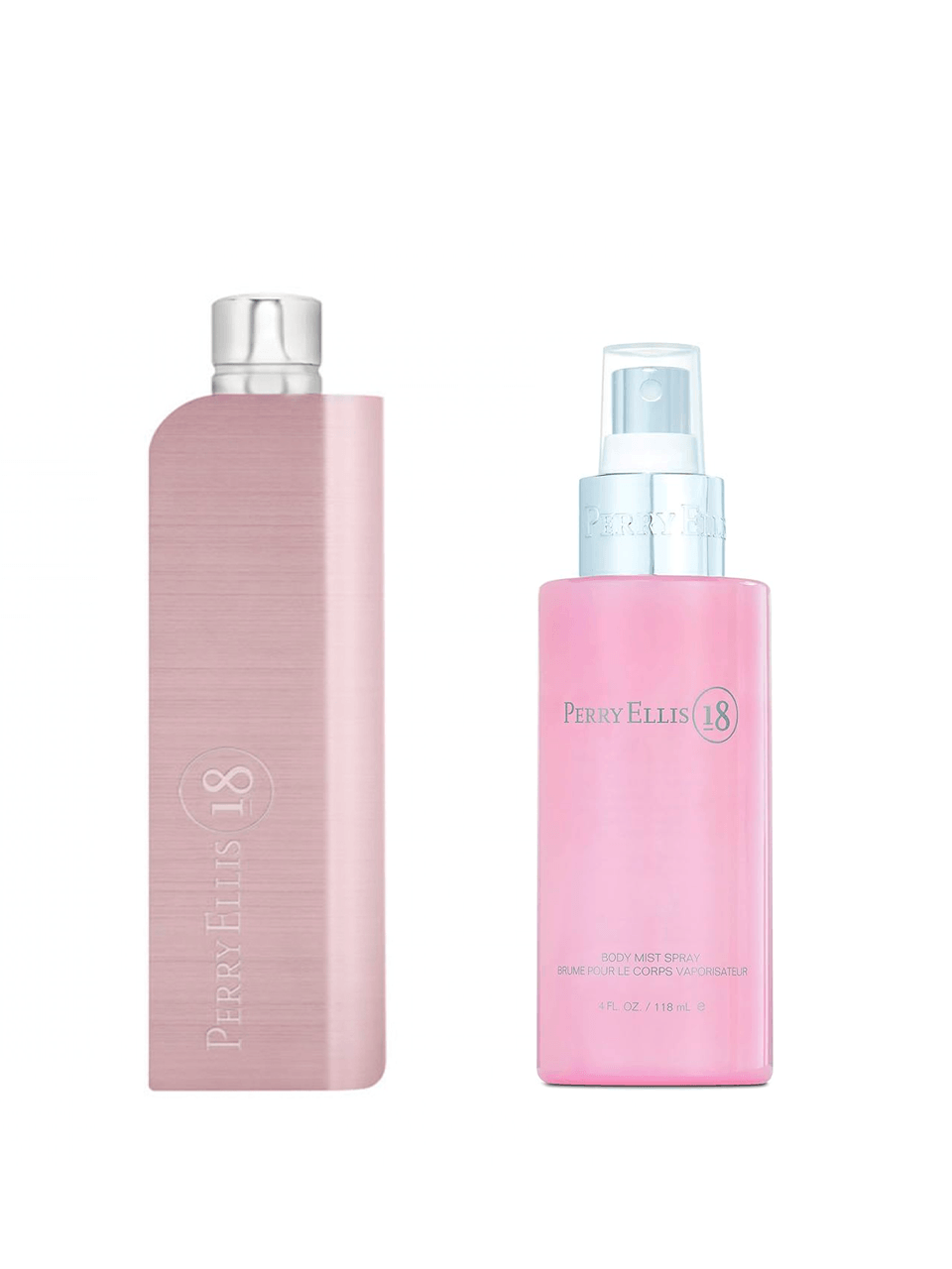  Set Perfume Perry Ellis 18 Eau De Parfum 50 Ml Y Body Mist 118 Ml