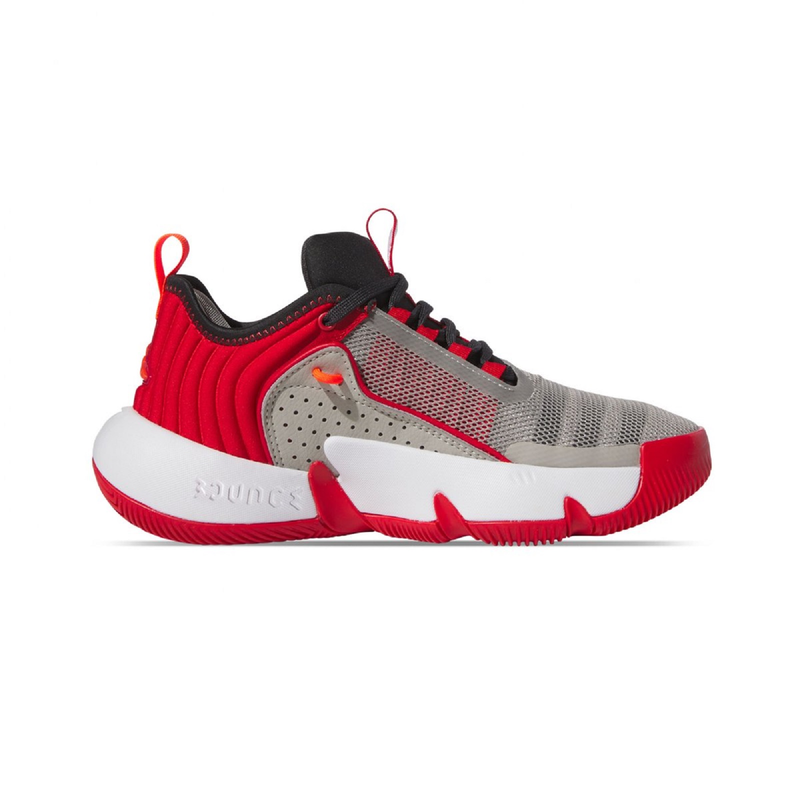 Tenis Adidas Trae Unlimited J Rojo/Gris Basketball Mujer.