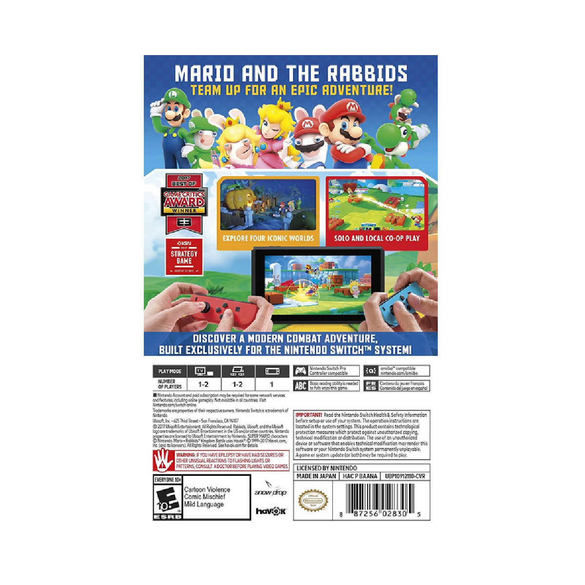 Mario + Rabbids: Kingdom Battle - Nintendo Switch - Standard Edition