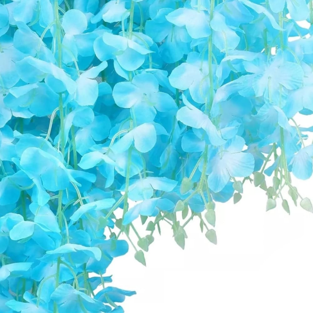 Lote 14pcs Wisteria Artificial Flores Decoración Boda Hogar