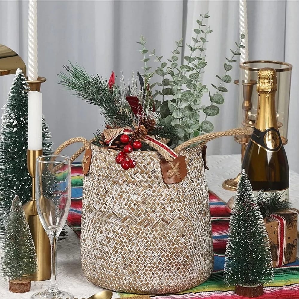 24 Piezas Tallos De Eucalipto Decoración Hojas Artificiales