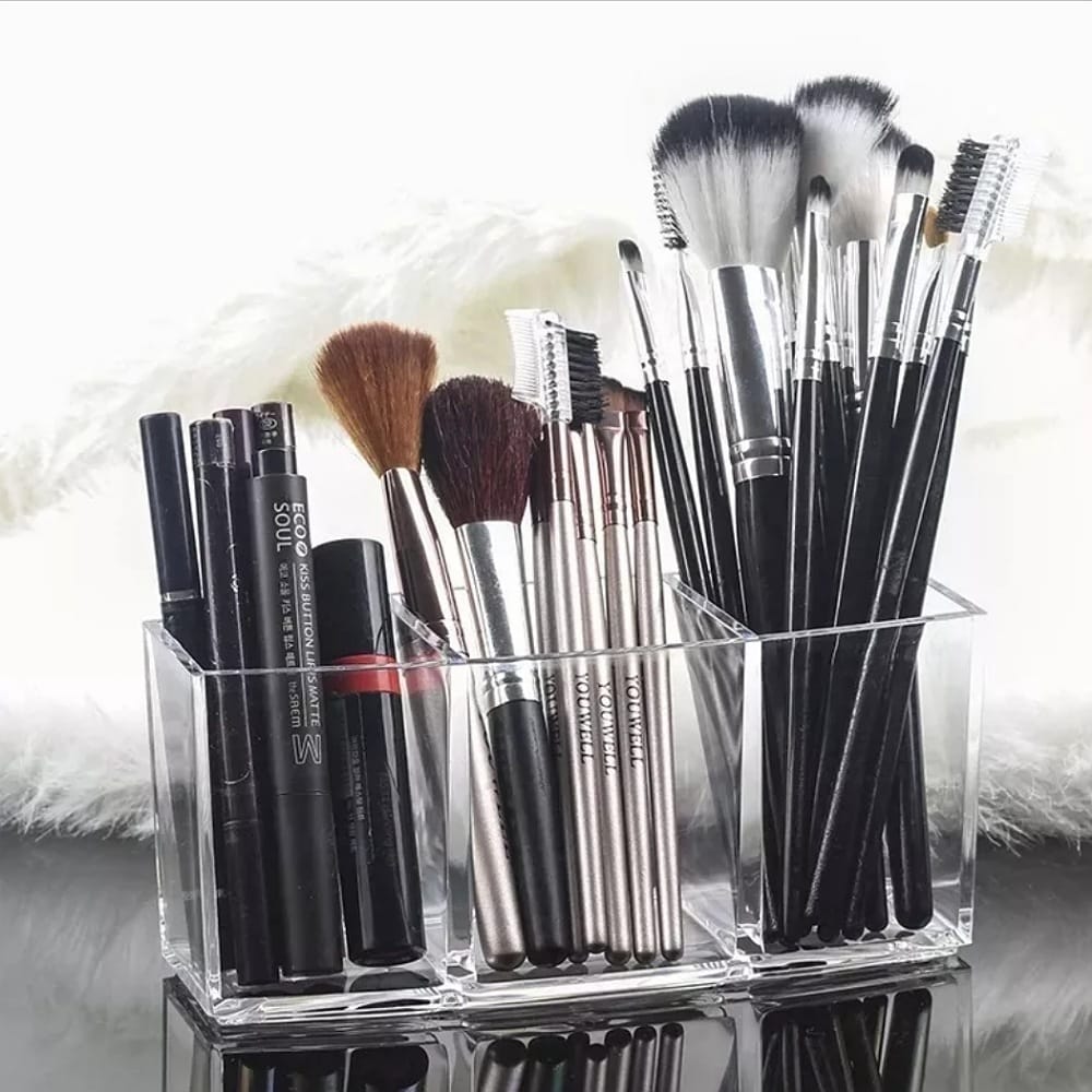 Organizadores Brocha De Maquillaje Tocador Caja Almacenamiento
