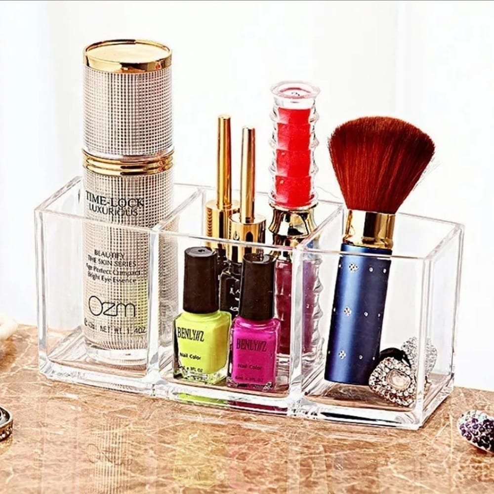 Organizadores Brocha De Maquillaje Tocador Caja Almacenamiento