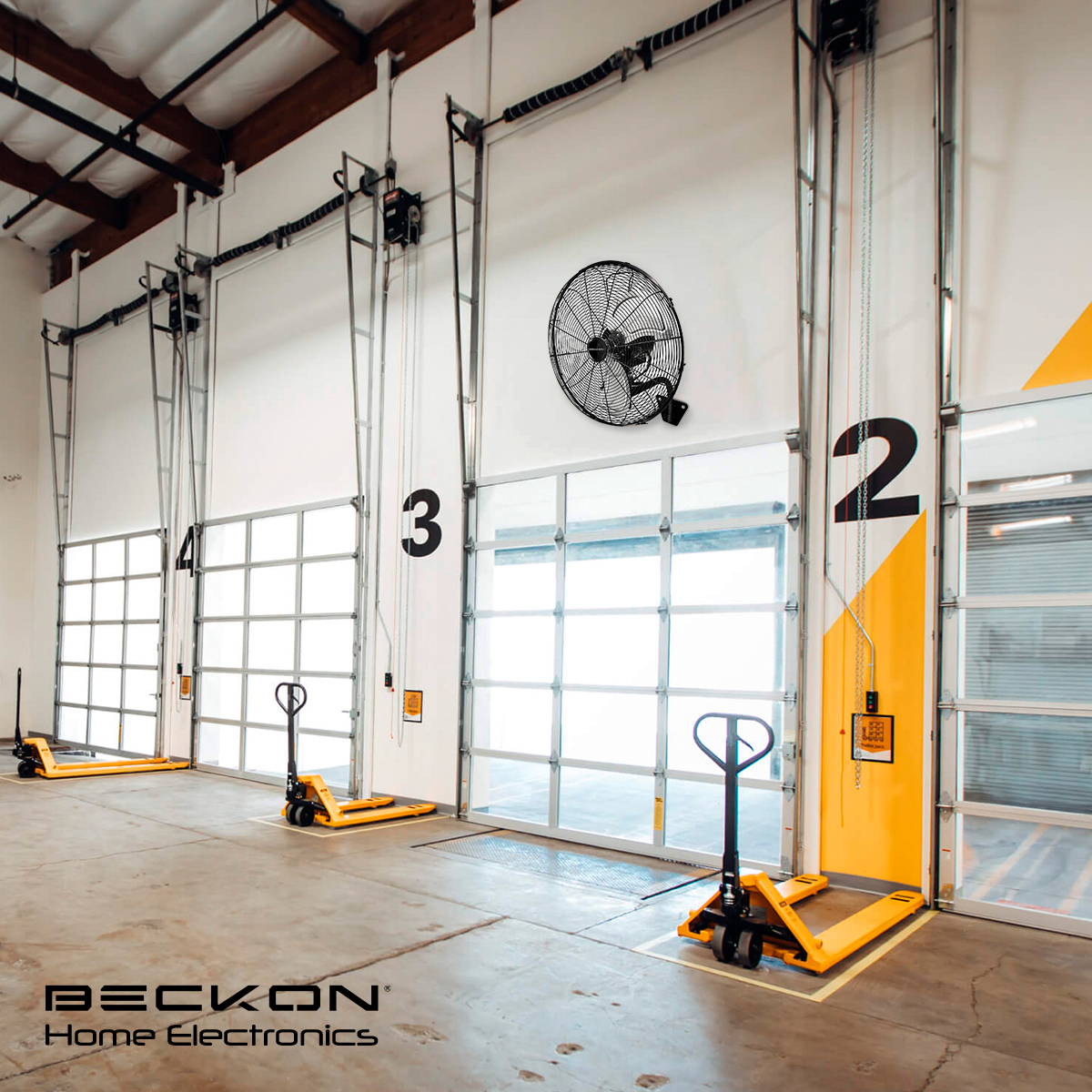 Ventilador Industrial De Pedestal Pared 2 En 1 Uso Rudo jardín exteriores Bodega Centro De Trabajo Comercio Eventos Beckon.