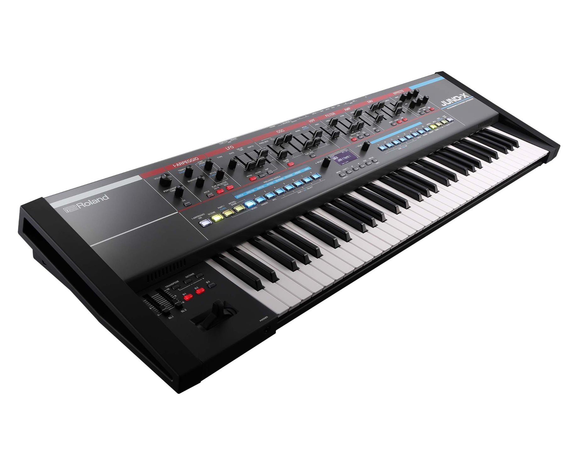 Roland JUNO-X Sintetizador 61 Teclas procesador ZEN-Core
