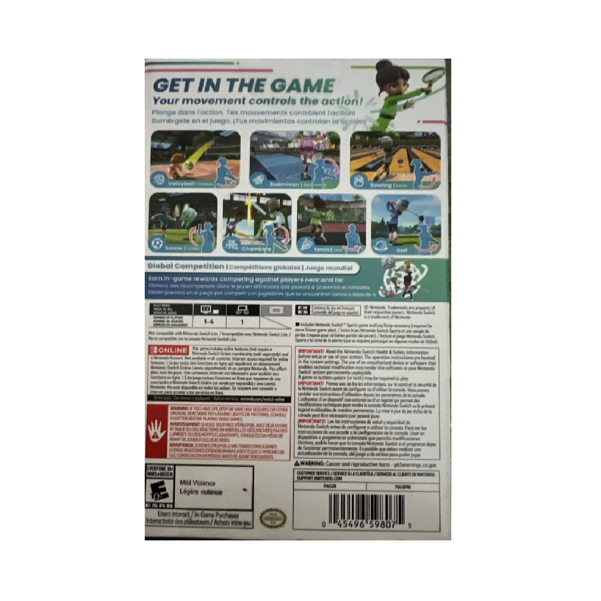 Nintendo Sports Game - Nintendo Switch