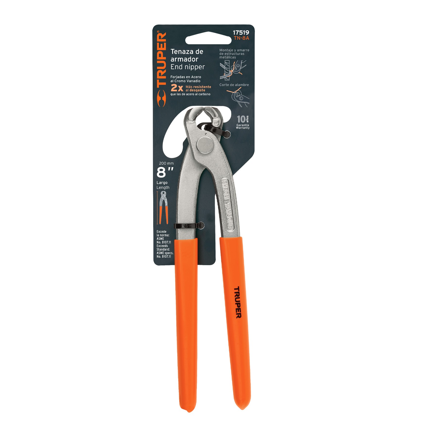 TENAZA DE ARMADOR 8", TRUPER 17519
