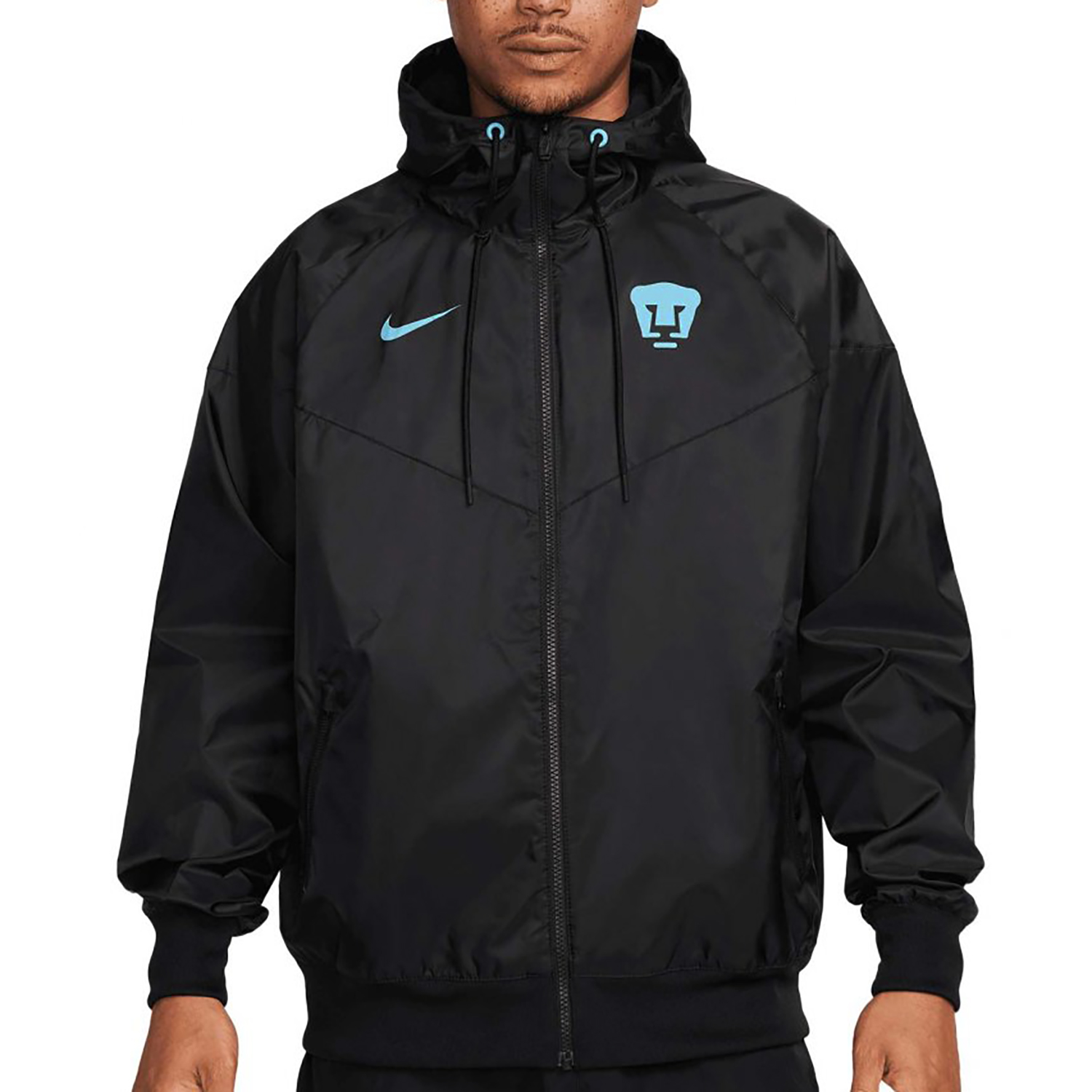 Rompevientos Nike Pumas UNAM Negro Windrunner 2024