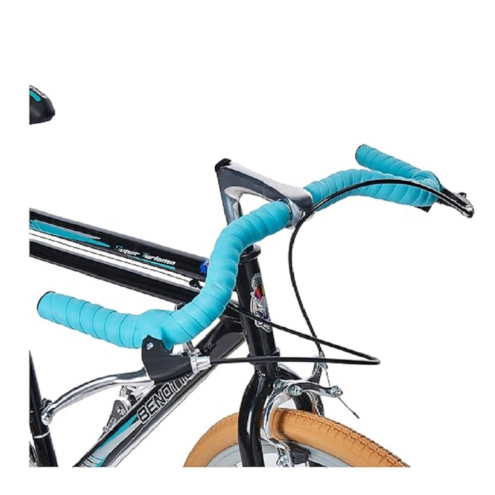 Bicicleta Benotto Turismo Super Turismo R28 Acero 12V. Negro/Aqua 