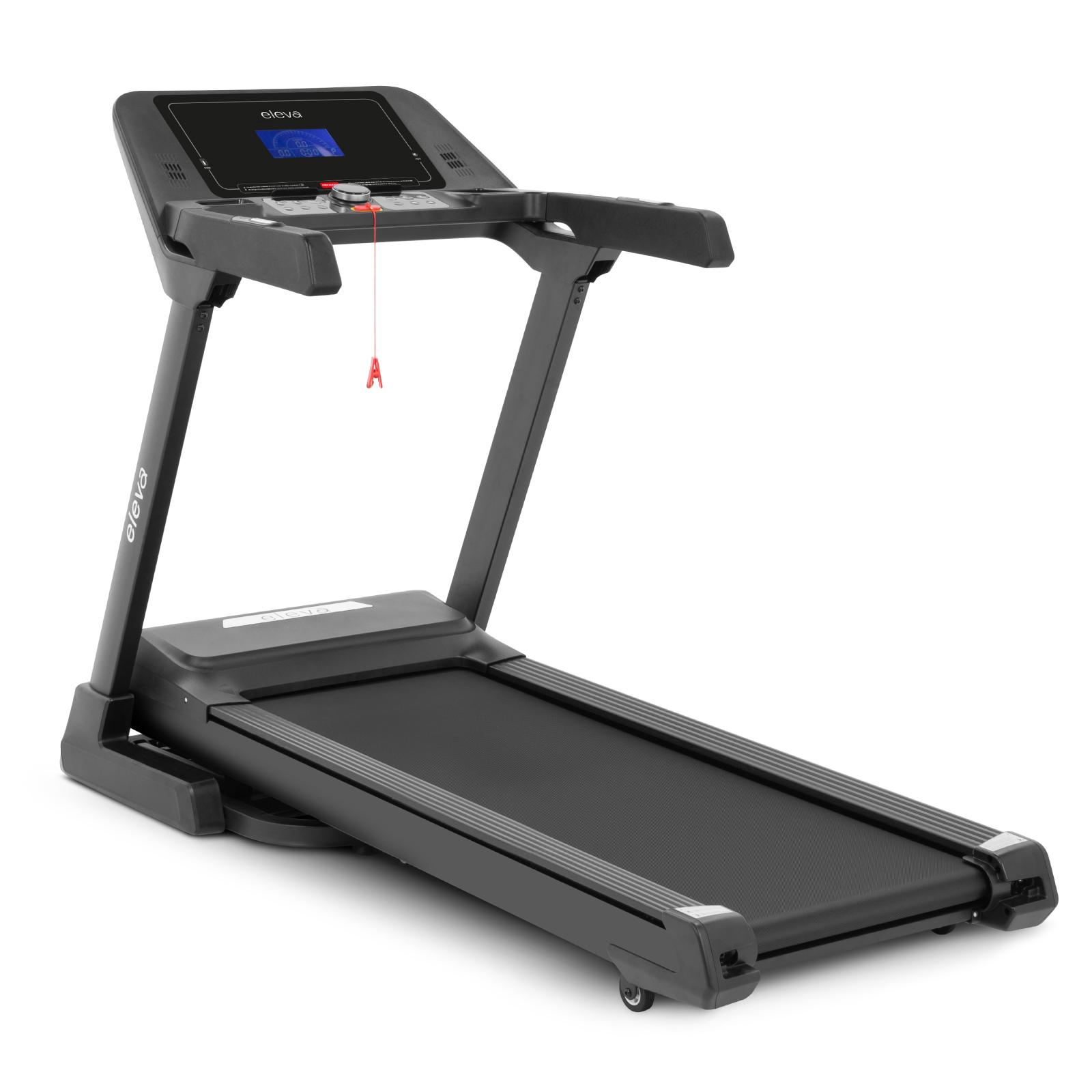 Eleva Caminadora eléctrica Negro | 3HP | 24 programas de entrenamiento | 1 a 20 km/h | con bluetooth y aplicación móvil | bocina integrado