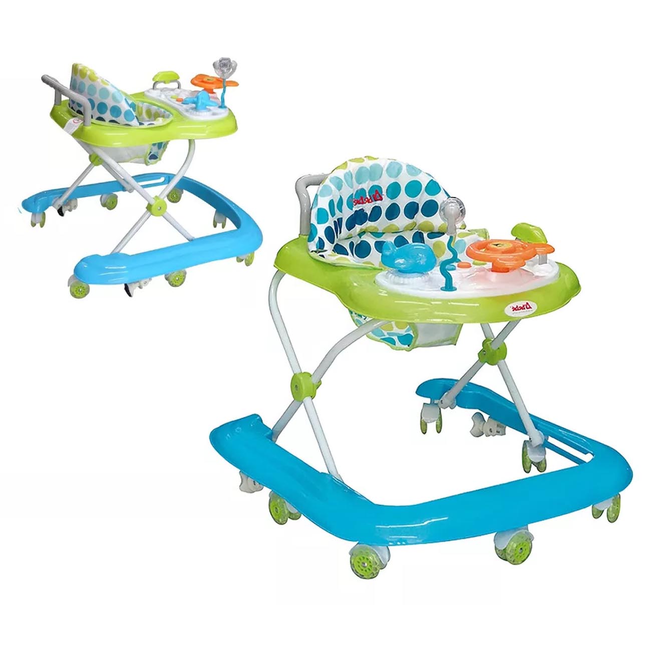 Andadera Upa Debebe Bebe Azul/Verde.