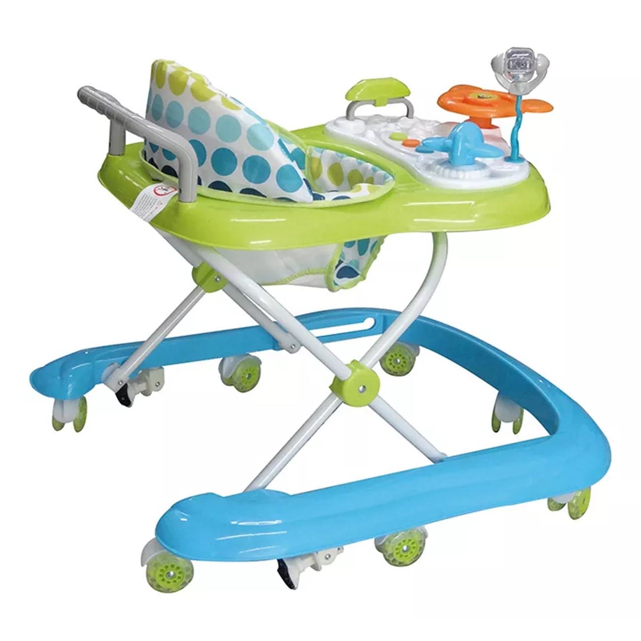 Andadera Upa Debebe Bebe Azul/Verde.