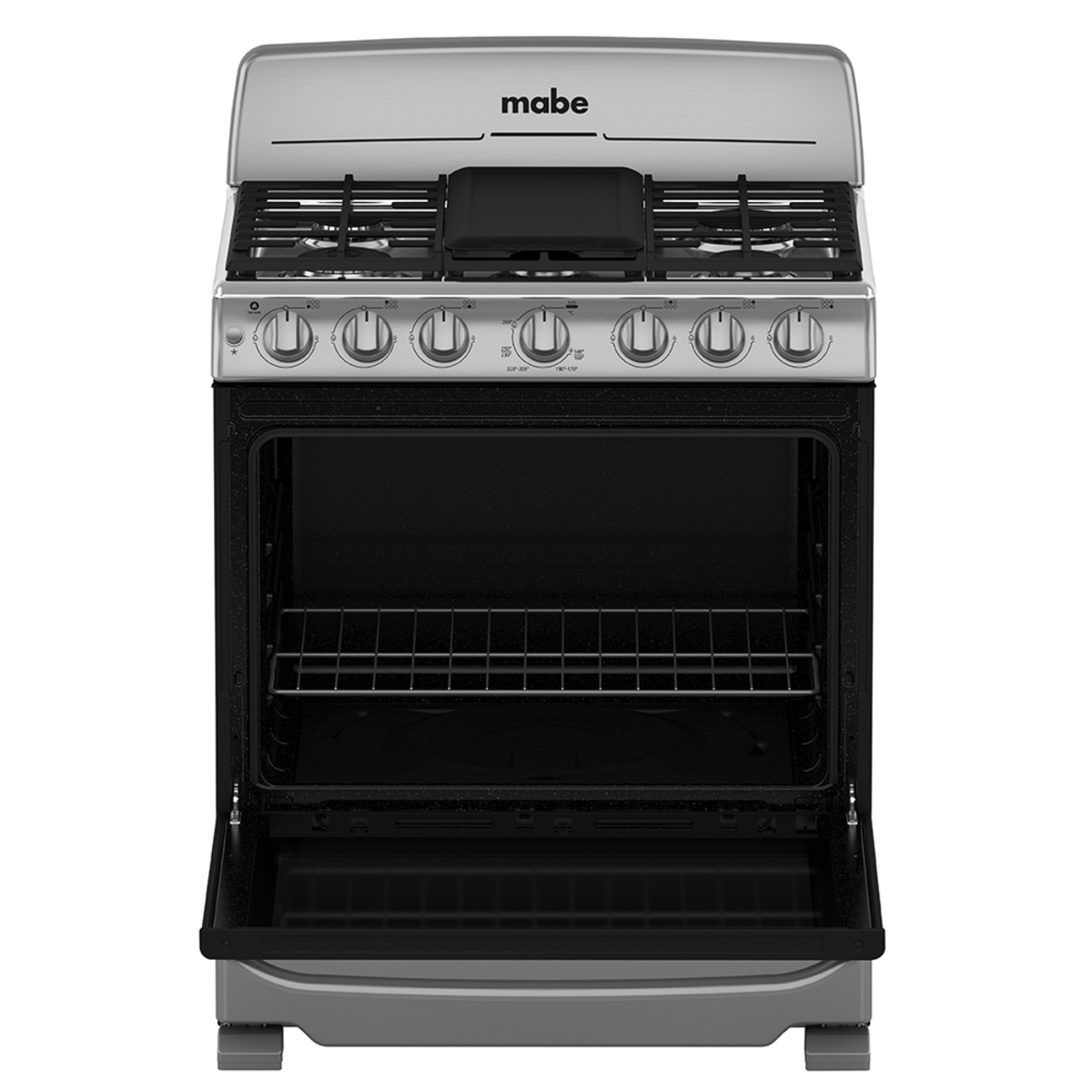 ESTUFA DE PISO MABE EM7654BFIS2 76CM 30" PLATA MERCURY ORTY