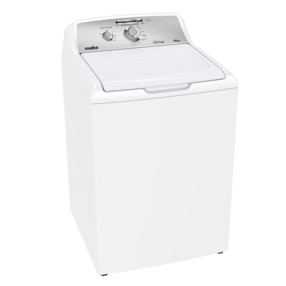 LAVADORA AUTOMATICA MABE LMA78112CBAB 18KG AQUA SAVER GREEN BLANCA ORTY