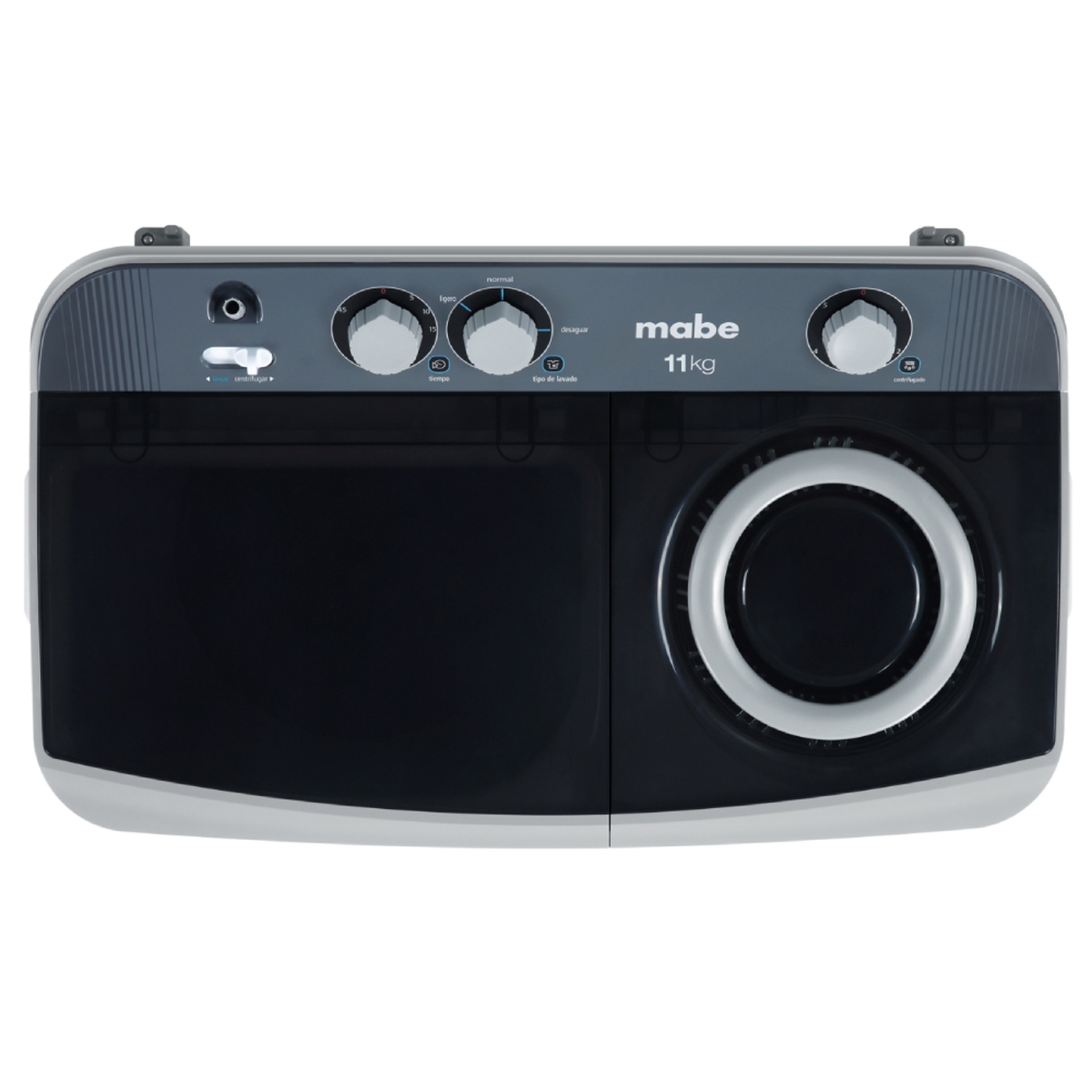 LAVADORA SEMIAUTOMATICA MABE LMDX1123HBAB 11KG 2 TINAS ORTY