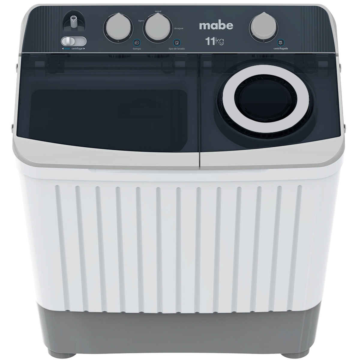 LAVADORA SEMIAUTOMATICA MABE LMDX1123HBAB 11KG 2 TINAS ORTY