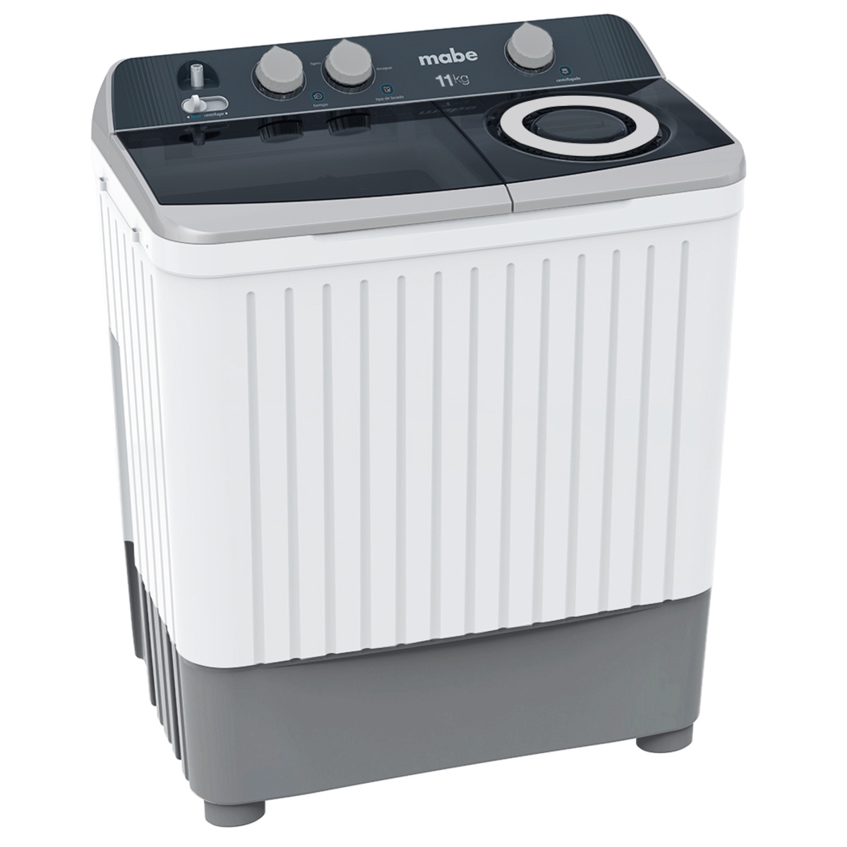 LAVADORA SEMIAUTOMATICA MABE LMDX1123HBAB 11KG 2 TINAS ORTY