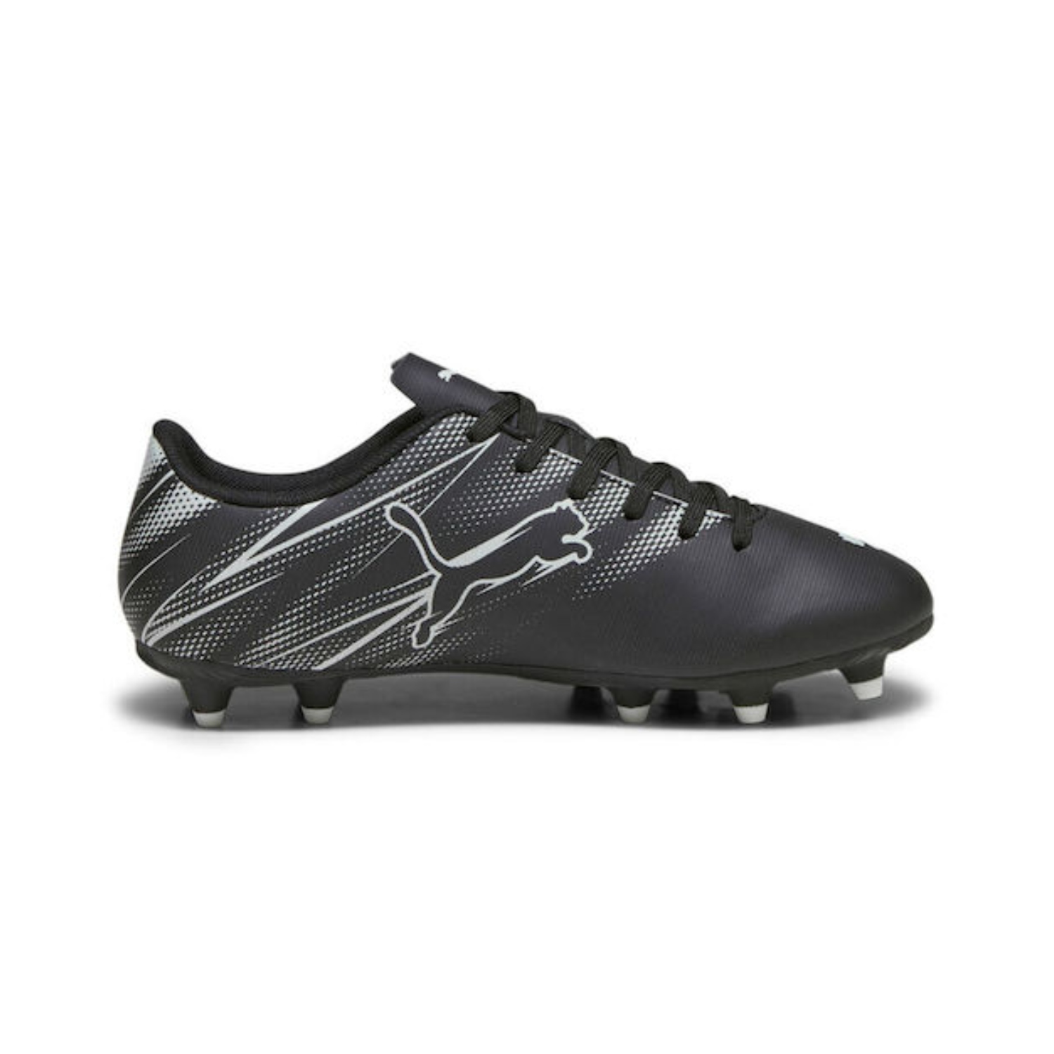 Tenis de Futbol Puma Attacanto FG/AG Jr Negro- Gris 107480 01 Unisex.