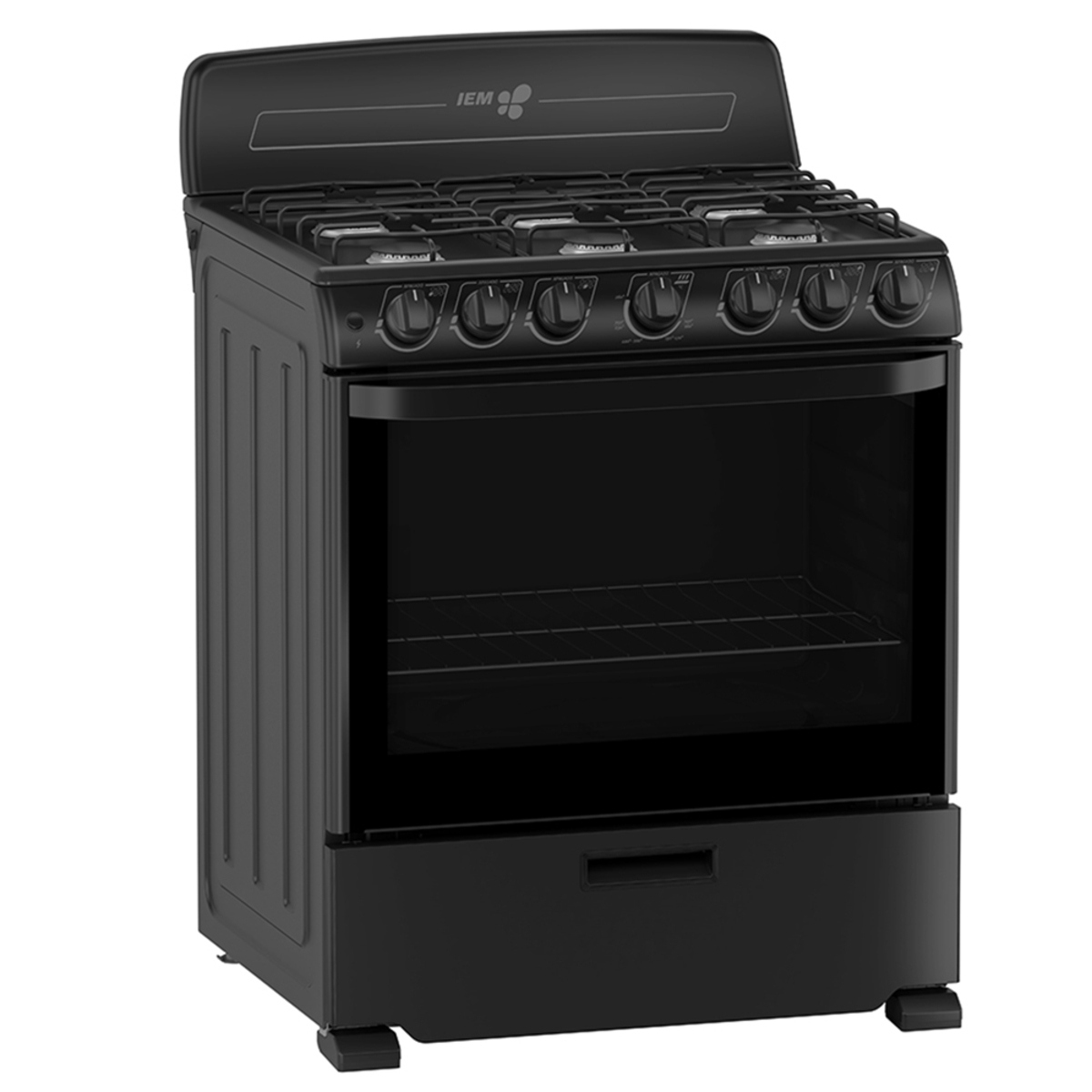 ESTUFA DE PISO IEM EI3032BAPN1 76CM 30" NEGRA ORTY ENTREGA SÓLO VÁLIDA EN LA CIUDAD DE MÉXICO Y ZONA METROPOLITANA