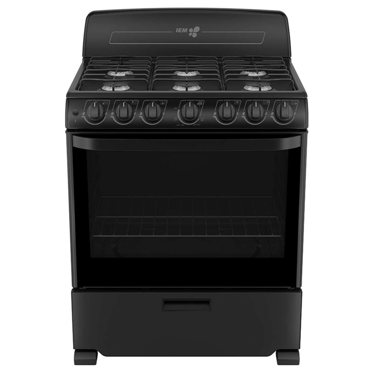 ESTUFA DE PISO IEM EI3032BAPN1 76CM 30" NEGRA ORTY ENTREGA SÓLO VÁLIDA EN LA CIUDAD DE MÉXICO Y ZONA METROPOLITANA